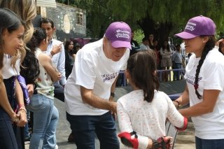 Pepe Chedraui impulsa jornada juvenil de mujeres con arte urbano para el rescate de espacios p&uacute;blicos