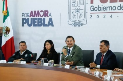 Con tecnolog&iacute;a, seguridad y bienestar, Gobierno de Puebla avanza en proyectos federales