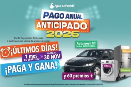 &Uacute;ltima semana del Gran Fin del Ahorro: 1 mes de beneficio con el &ldquo;Pago Anual Anticipado&rdquo;, y 50% de ahorro para &ldquo;Regularizar adeudos&rdquo;