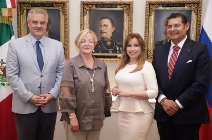 Puebla y Rusia refrendan lazos hist&oacute;ricos con visi&oacute;n de futuro