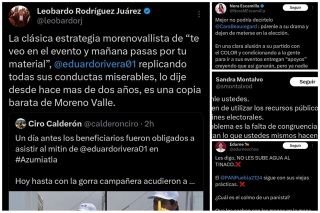 Incongruentes y conductas miserables, es como candidatos de Morena reprochan entrega de tinacos en San Ram&oacute;n &nbsp;