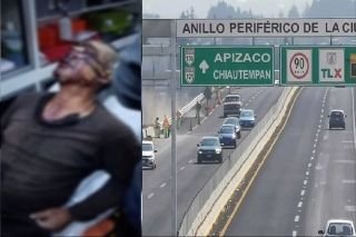 Golpean brutalmente y&nbsp; asaltan a conductor en la Puebla-Tlaxcala