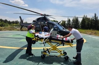 Gobierno del Estado brinda atenci&oacute;n oportuna a menor con traslado aerom&eacute;dico
