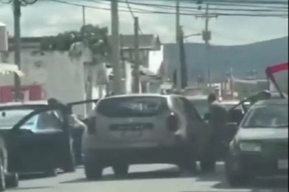 Un hombre secuestrado y un ejecutado en plena v&iacute;a p&uacute;blica en el municipio de Acajete