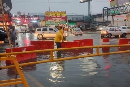 Atiende Agua de Puebla 30 puntos con fuertes encharcamientos por lluvias