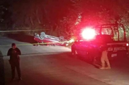 Hallan muerto a balazos a conductor volcado en Xiutetelco