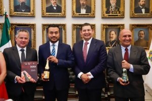 Puebla e IMPI protegen la propiedad industrial y la Sidra de Huejotzingo