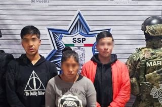 Detienen Polic&iacute;a Estatal y Marina a tres presuntos narcomenudistas
