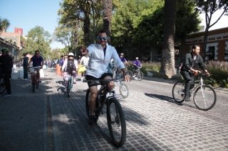 Realiza Gobierno de la Ciudad Rodada Pedaleando Juntas