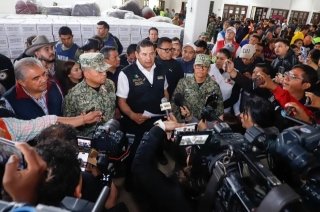Gobierno de Puebla   con apoyo del gobierno federal salvaguarda la vida de las familias poblanas en la Sierra Norte