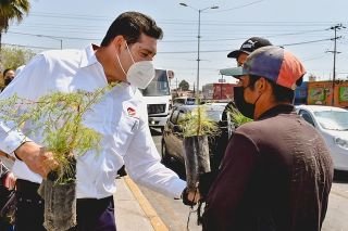 Armenta Mier trabaja a favor de la reforestaci&oacute;n y cuidado al medio ambiente