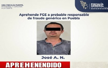 Cero impunidad en Puebla: detienen a sobrino pol&iacute;tico de Armenta por presunto fraude