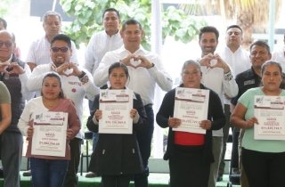 En Sierra Negra, Gobierno de Armenta entrega 97 mdp en obra comunitaria para pueblos ind&iacute;genas