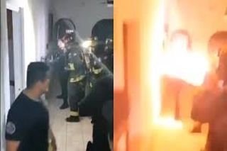 Bomberos resultan heridos durante explosi&oacute;n de vivienda en Mazatlan