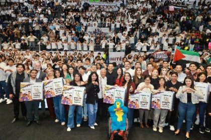 En Puebla, los j&oacute;venes encabezan la transformaci&oacute;n del Estado con trabajo y disciplina