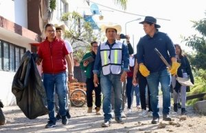 SEDIF fomenta valores durante Faena Comunitaria  en Cuautlancingo