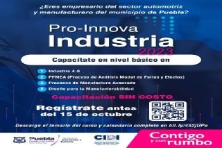 Ayuntamiento de Puebla brindar&aacute; capacitaci&oacute;n en el centro de Innovaci&oacute;n y Dise&ntilde;o Industrial