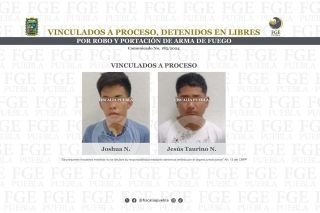 Vinculados a proceso, detenidos en Libres por robo y portaci&oacute;n de arma de fuego