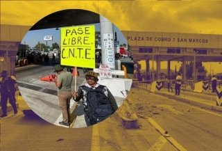 Maestros de la CNTE liberan la Caseta de San Marcos en la Autopista M&eacute;xico-Puebla