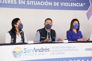 Ayuntamiento de San Andr&eacute;s Cholula presenta estrategia para la atenci&oacute;n a mujeres en situaci&oacute;n de violencia