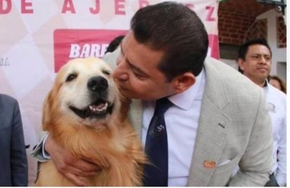 El adi&oacute;s de un fiel escudero: Armenta interrumpe agenda por la salud de "Tommy"