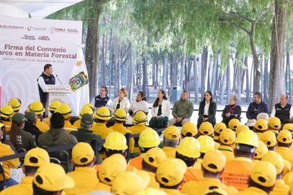 Firman Puebla y Federaci&oacute;n convenio para proteger bosques y sanear el r&iacute;o Atoyac