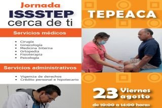 Invita ISSSTEP a derechohabientes a jornada regional en Tepeaca