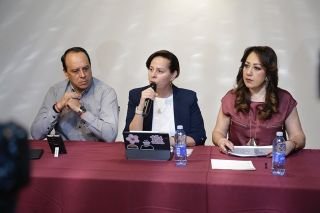 El Miedo s&iacute; anda en burro y es azul advierte Edurne Ochoa, "en Morena promovemos la paz"&nbsp;