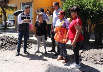 Supervisa Gobierno de la Ciudad avances de la campa&ntilde;a Bacheando Puebla en juntas auxiliares