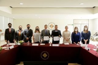 Firma Municipio de San Andr&eacute;s Cholula convenios de colaboraci&oacute;n con universidades
