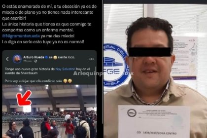 Nay Salvatori expone la depravaci&oacute;n y acoso sistem&aacute;tico de Arturo Rueda: "Me das miedo"