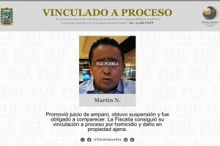 FGE vincula a proceso a edil de Tianguismanalco por homicidio&nbsp;
