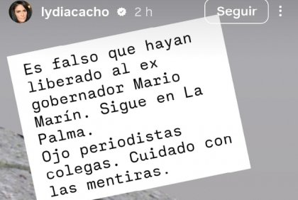 Lydia Cacho desmiente que el "Gober Precioso" haya salido de prisi&oacute;n