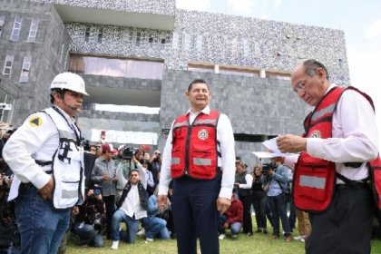 Puebla se suma con &eacute;xito al segundo simulacro nacional 2025