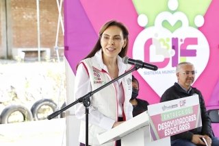 Se compromete MariElise Budib con la alimentaci&oacute;n de ni&ntilde;as y ni&ntilde;os de la Capital
