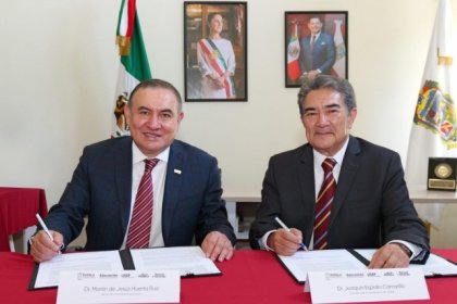 USEP y Gobierno de Puebla firman convenio realizar servicio social y pr&aacute;cticas profesionales