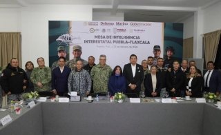 Gobiernos de Tlaxcala, Puebla y fuerzas armadas sostienen mesa se inteligencia interestatal