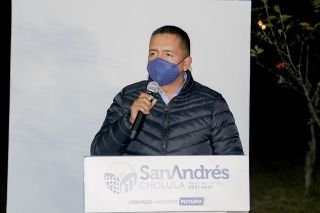 Mundo Tlatehui inaugura sistema de alumbrado p&uacute;blico en inspector&iacute;a concepci&oacute;n la cruz