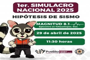 Gobierno de la Ciudad listo para participar en el 1er. Simulacro Nacional 2025