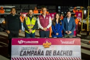 Destina Gobierno de la Ciudad m&aacute;s de 100 mdp al programa nocturno Bacheando Puebla 2025