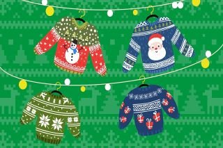 Famosos del cine y la televisi&oacute;n que impulsaron la moda del ugly sweater