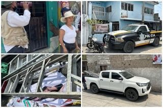 Inspectora de Iz&uacute;car usa patrullas y veh&iacute;culos oficiales para colocar propaganda a favor de Irene Olea