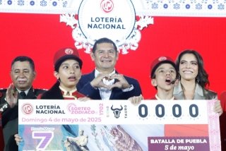 Conmemoran Sedena, Loter&iacute;a Nacional y Gobierno de Puebla &ldquo;Batalla del 5 de Mayo&rdquo;