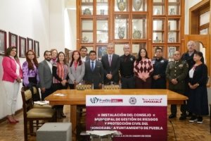 Se instala el Consejo Municipal de Gesti&oacute;n de Riesgos y Protecci&oacute;n Civil del Municipio de Puebla