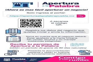 Contin&uacute;a ayuntamiento de Puebla ayudando a emprendedores con&nbsp; &ldquo;Apertura a la Palabra"