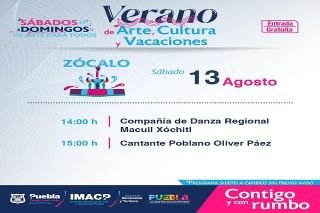 Las noches de fin de semana ser&aacute;n musicales en el centro hist&oacute;rico de Puebla