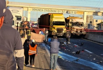 9 peregrinos lesionados y un muerto, luego de que fueran arrollados sobre la M&eacute;xico-Veracruz