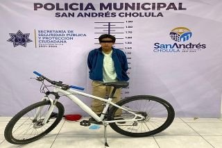 Detiene secretar&iacute;a de seguridad p&uacute;blica y protecci&oacute;n ciudadana de san Andr&eacute;s Cholula a presunto responsable de robo