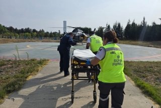 Con ambulancia a&eacute;rea, gobierno estatal agiliza atenci&oacute;n m&eacute;dica a menor