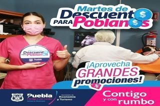 Ayuntamiento de Puebla contin&uacute;a con inscripciones al programa martes de descuentos para este 2023